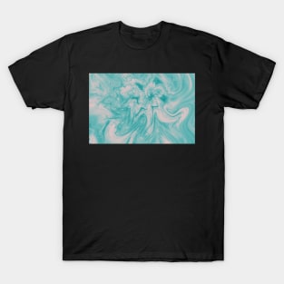 Teal marble T-Shirt